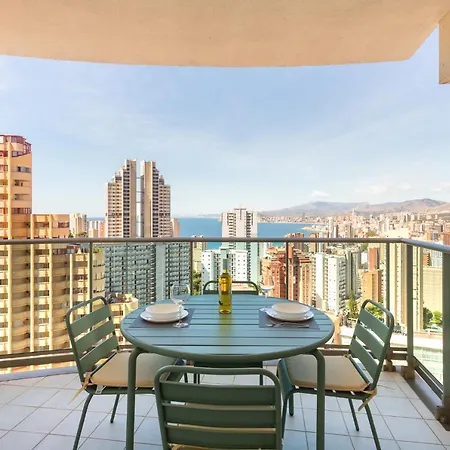 Terraza privada con vistas panorámicas * Benidorm