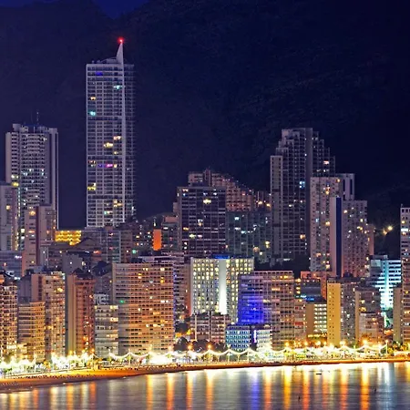Terraza privada con vistas panorámicas Benidorm